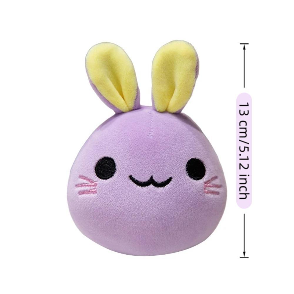9pcs 13cm Plush Toy Mini Long Ear Bunny Kawaii Plush Rabbit Ball Gift