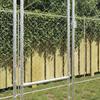 Dog Kennel Silver 600 x 200 x 200 cm Galvanized Steel