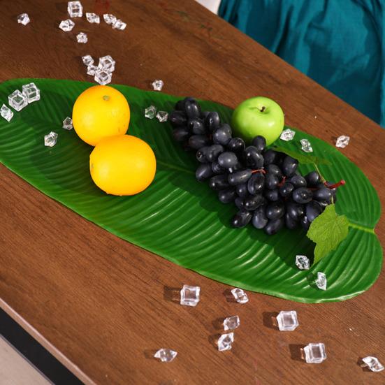 1 лист Искусственный лист Сохранение свежести DIY Погодостойкий Декоративный Красивый Искусственный лист банана Товары для дома