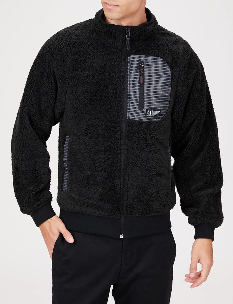 Двусторонняя куртка для холодной погоды Grid x Black M [Cocos Nobuoka] G-9901