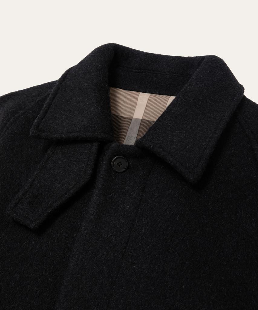 Viiverde Raglan Balmacaan Coat Black