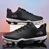 Custom Baseball Cleats Breathable Textured Upper Spike Shoes Outdoor Sports Training Softball Footwear