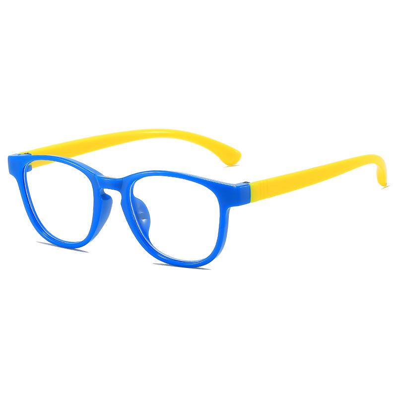 Новые модные детские компьютерные очки с защитой от синего света в маленькой оправе без степени, декоративные очки для мальчиков и девочек