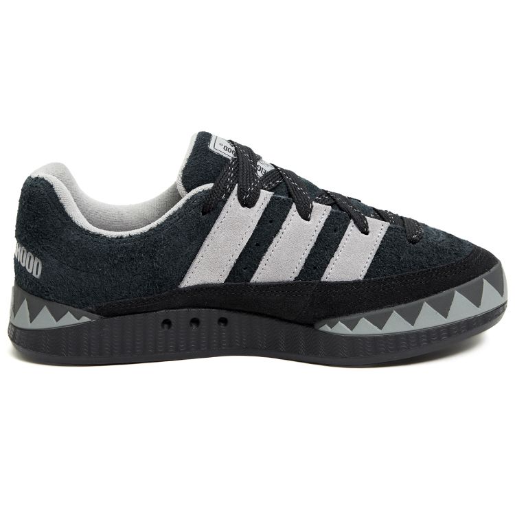 Кроссовки унисекс Neighborhood x adidas Adimatic Черные Core-Black Charcoal-Solid-Grey Dgh-Solid-Grey HP6770
