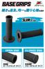 ZETA Racing F5228 Base Grip, Slim, Closed End, Small Diameter, Lifting Countermeasures, Reduces Grip