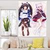 Новый милый аниме Nekopara JK Девушка-горничная Мультяшный гобелен Стиль Ins Эстетичное настенное панно Для декора спальни девочек