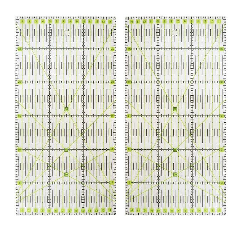 30 см * 15 см, толщина 3 мм, линейка для пэчворка, швейная линейка, акриловая линейка для резки, ручной инструмент «сделай сам»