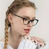 2/3 Pack Fashion Retro Anti-Blue Light Pochromic Glasses Classic Cat Eye Triangle Eyeglasses