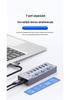 USB 3.0 7-портовый концентратор-разветвитель, док-станция 10 Гбит/с с независимыми переключателями