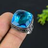 London Blue Topaz Gemstone 925 Sterling Silver Gift Jewelry Ring Size 9.5