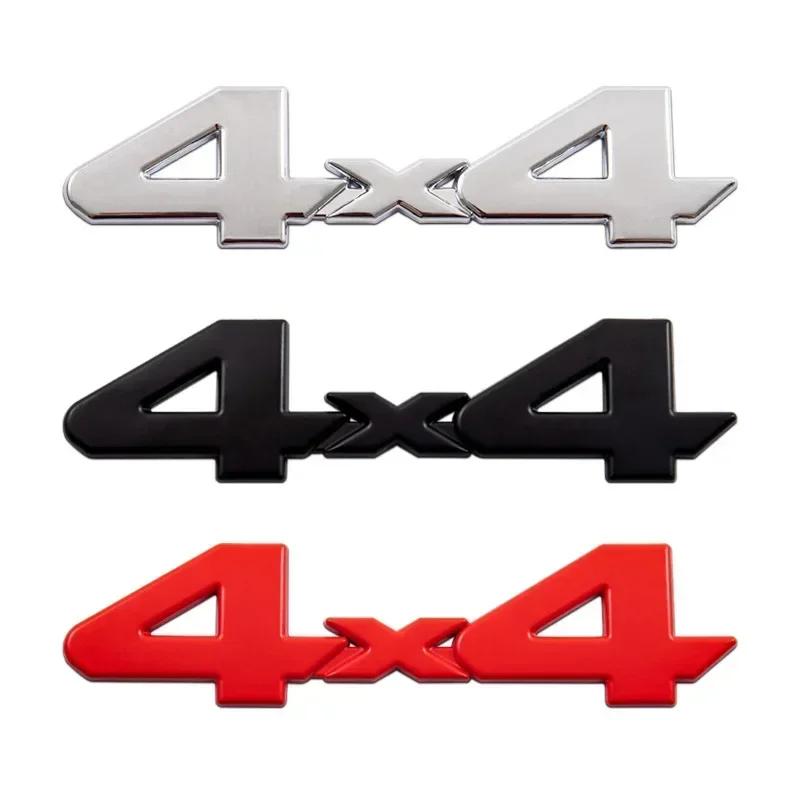 3D Metal 4X4 Logo Car Rear Trunk Fender Emblem Badge Sticker Decals For Car Accessories