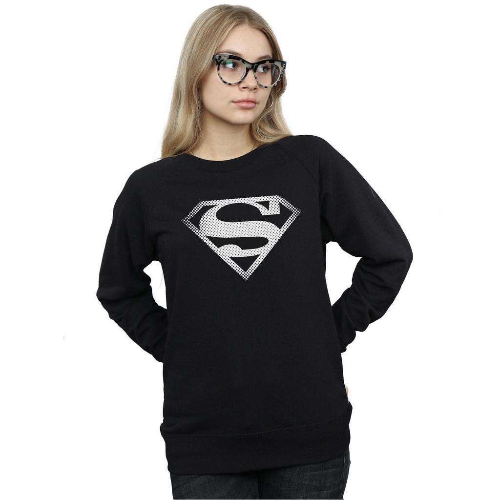 DC Comics Womens/Ladies Superman Spot Logo Sweatshirt