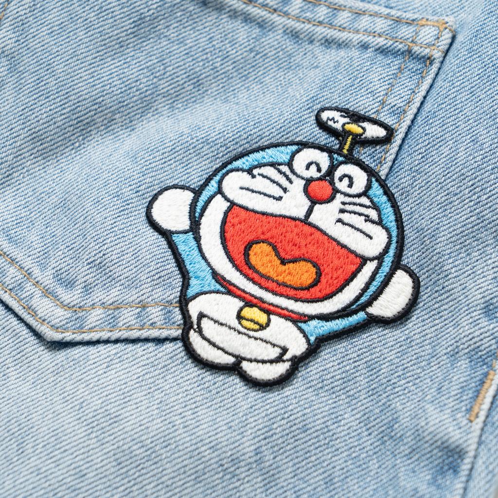 GUCCI x Doraemon Denim Short Skirts Women's Light Blue 467267-XDBOS-4452