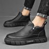 Мужские ботильоны, осенняя мода, универсальная повседневная обувь, рабочие ботинки, удобные мужские спортивные туфли для ходьбы на открытом воздухе с молниями