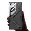 For Samsung Galaxy S25 Ultra Case Mecha Style Shockproof Hard PC Phone Cover with Kickstand