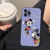 Чехол для телефона M-Minnie M-Mickey для iPhone 16 17 Air 15 14 13 12 11 Pro Max 16E Plus Fundas
