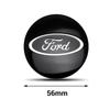 Наклейка на автомобиль Ford 4 шт. 56 мм Наклейки на центральные колпаки колес автомобиля Наклейки на колпаки для Ford S MAX Ranger Focus Fiesta Mondeo Kuga Must