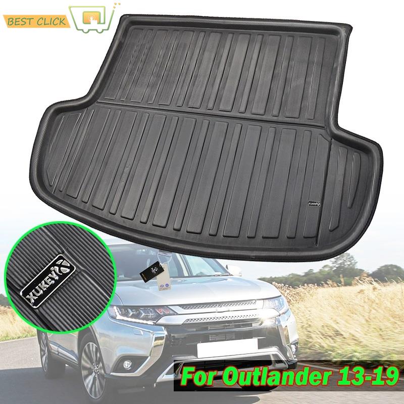 Rear Trunk Fit For Mitsubishi Outlander 2013 - 2017 2018 Boot Liner Cargo Mat Tray Floor Carpet Mud Kick