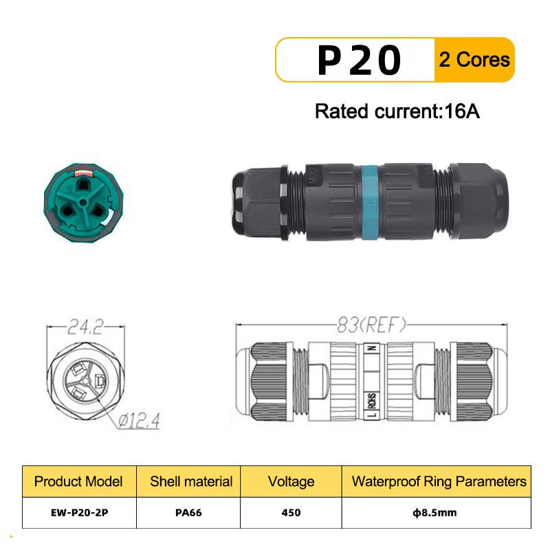 Ip68 Waterproof Electrical Cable Connector Wire Connector Waterproof Ip68 External Electrical Electrical Cable