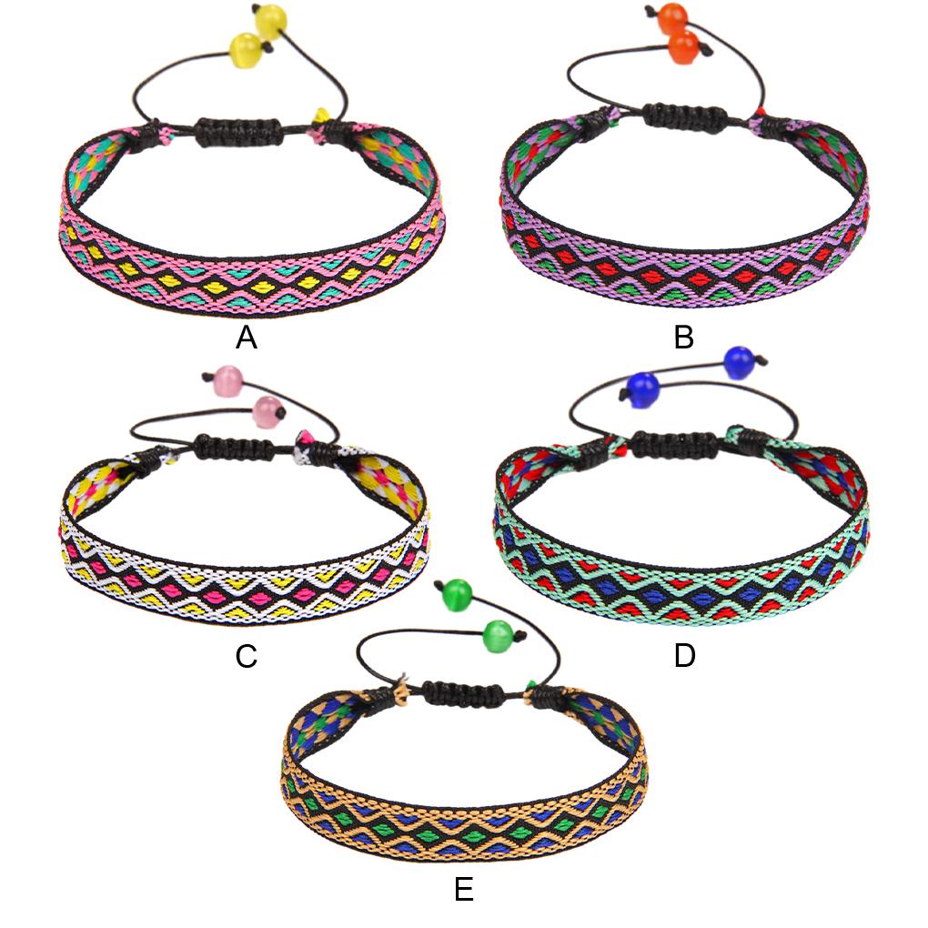 Широкое применение и износостойкий богемный браслет из хлопка, нетоксичный браслет для женщин