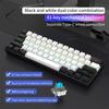 60% проводная игровая механическая клавиатура с RGB-подсветкой, ультракомпактная мини-раскладка для геймеров и пользователей PC/Mac, удобная для переноски.