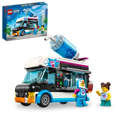LEGO Городской пингвин, замороженный напиток, автомобиль, игрушка, подарок на день рождения, блок, обучающий, рождественский, для мальчиков, девочек, детей 5 лет, 6 лет, 7 лет, 8 лет