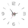 Frameless DIY Wall Clock Without Punching Wall Mechanism Night Light Arrows Decal Acrylic Wall Decoration Home Silent Clock