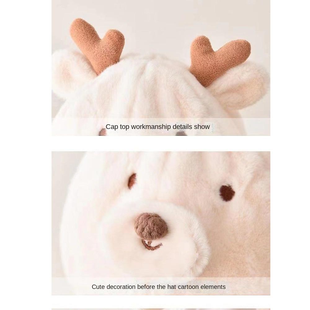 Ear Protection Winter Baby Hat Plush Toddler Bonnets Fashion Baby Warm Cap  Autumn/Winter