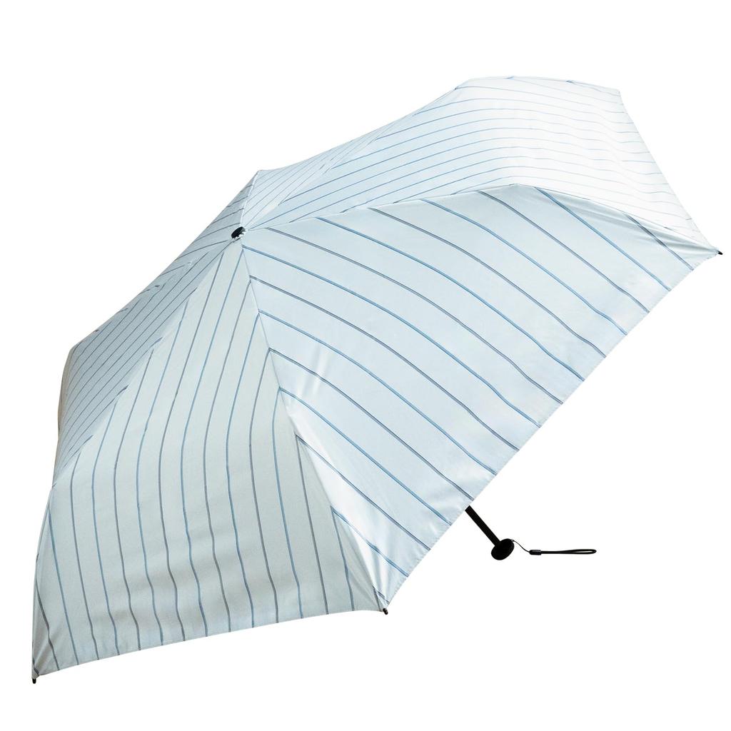 Sugihara TONICAL Folding Rain or Sun 55cm Black Laminated Sun Rain UV Model 6915 Umbrella, Ultra-Lightweight, Umbrella, Mini, Stripe, Lightweight,