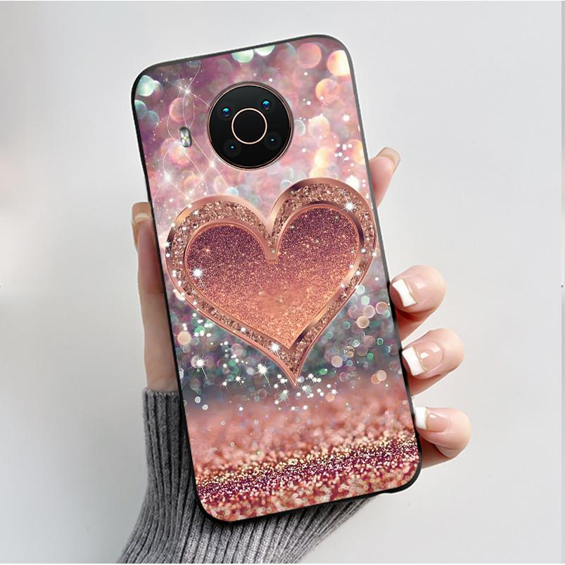 Печатный чехол для телефона Nokia X20/Nokia X10/Nokia X100/Nokia XR20 Capa Мягкий силиконовый черный корпус Чехол Милый Цветочный Мультяшный Корпус