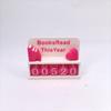 Books Read This Year Sign Reading Counter 3D Printed Bookshelf Decor  Home Decor