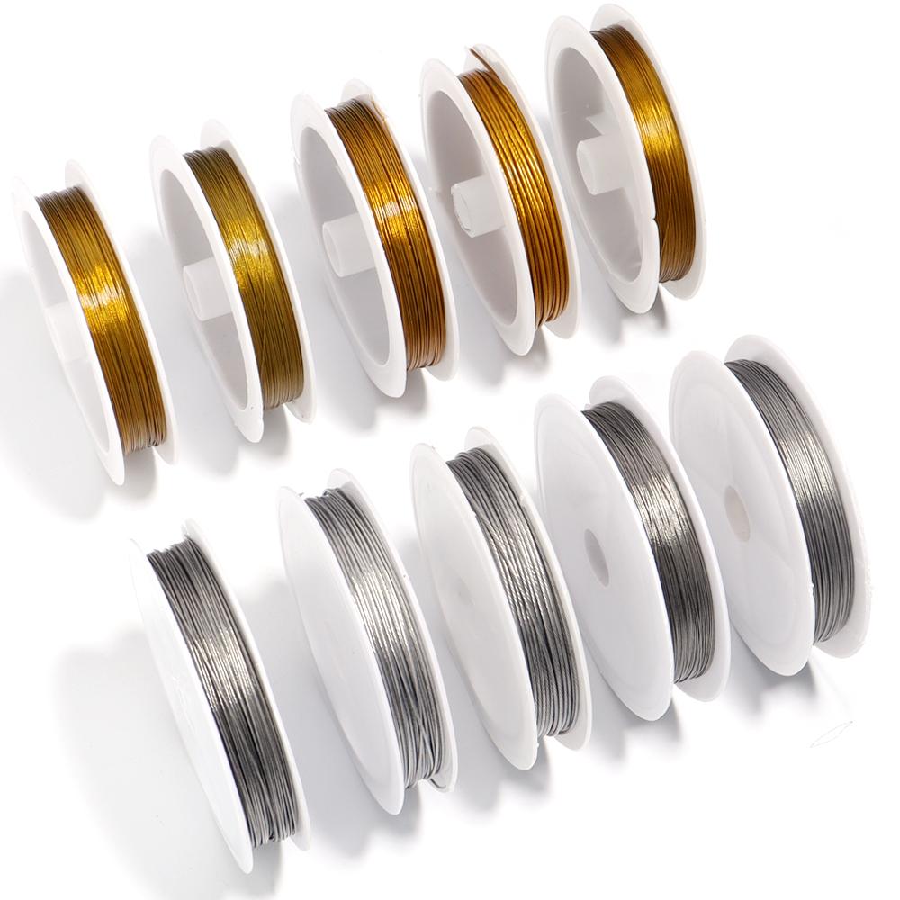 0.3-1.0mm Stainless Steel Wire Resistant Strong Line Tiger Tail Beading Wire For DIY Crafts Necklace Bracelet Jewelry Accessorie