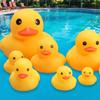 Игрушка для купания Float Duck со звуком сжимания, игрушка для купания с звуком сжимания, маленькая желтая уточка, игрушка для детей