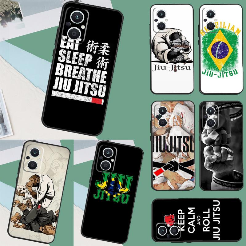 Чехол для BJJ Бразильского джиу-джитсу для OPPO Reno 12 F 13 13F 11 8T 7 8 10 Pro OPPO Find X8 X6 Pro X3 X5 Lite Чехол Funda
