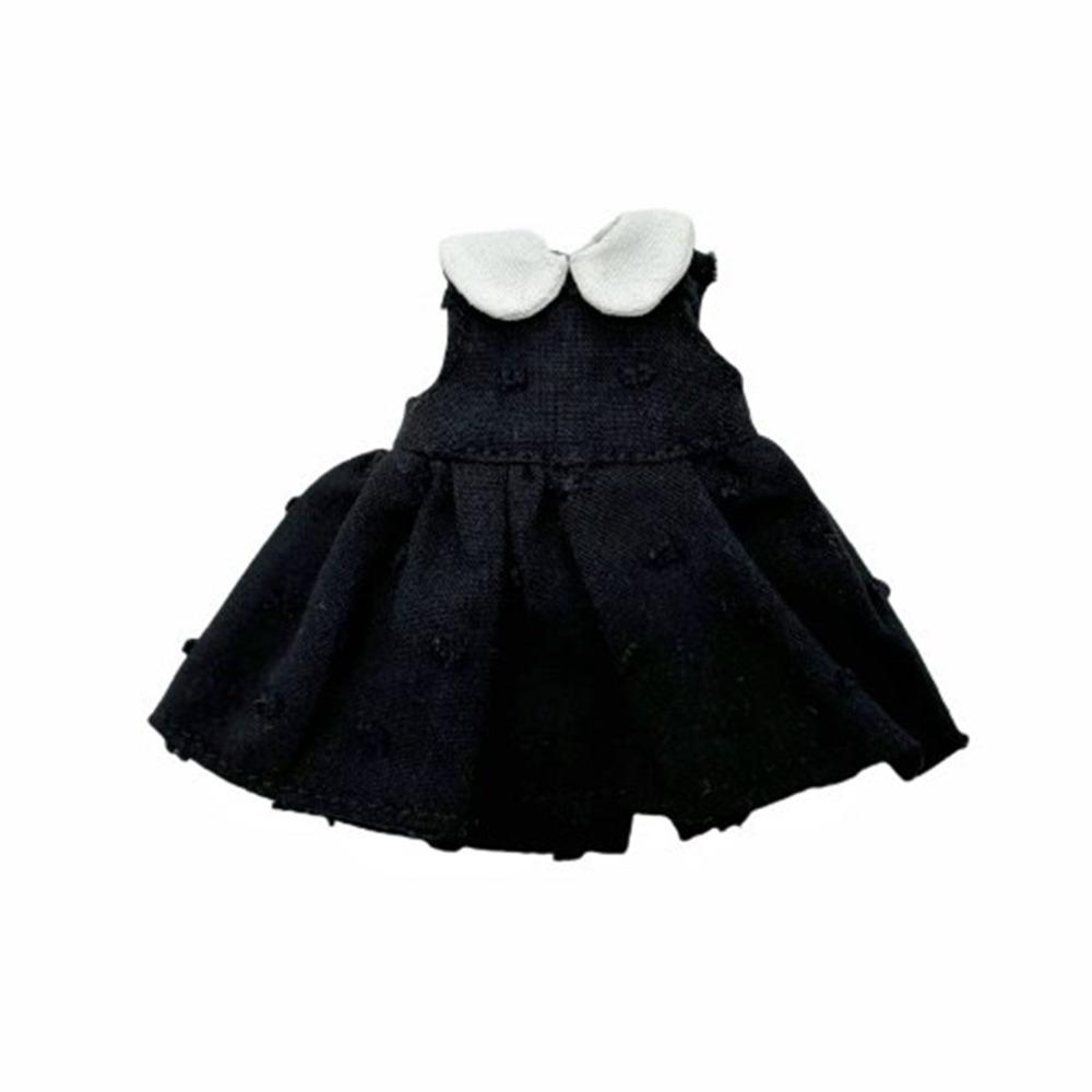 Fashion Doll Dot Dresses Accessories Tops Clothes Skirt for 1/11 OB11 Dolls/for 1/12 BJD
