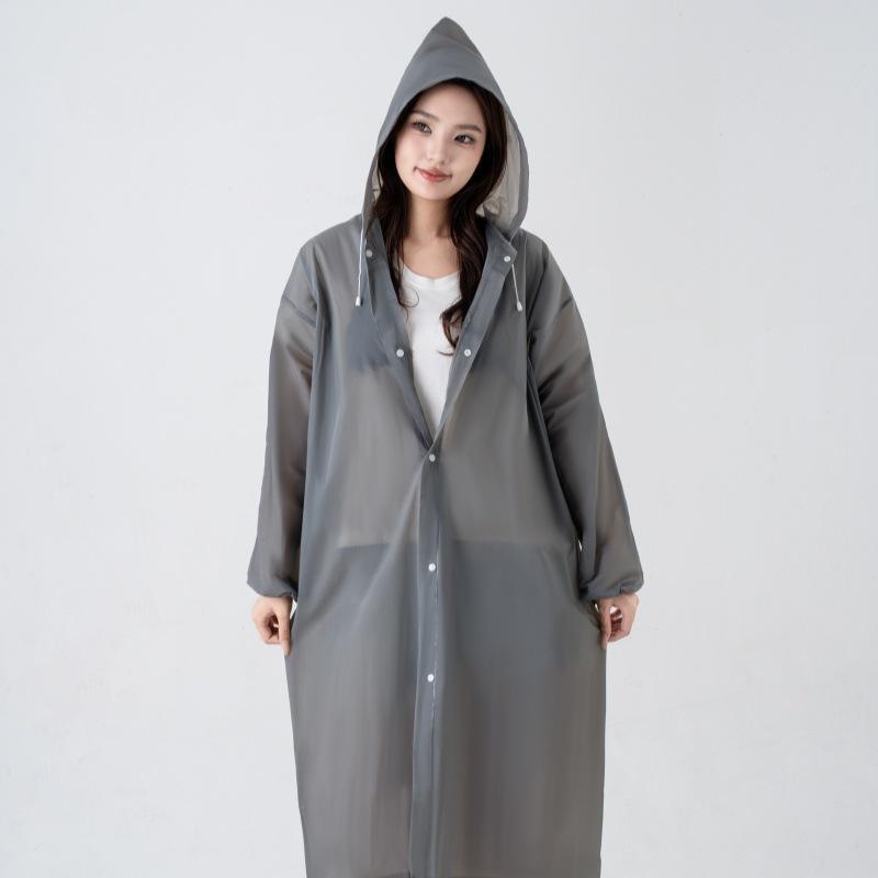 Дождевик с капюшоном, непроницаемый утолщенный водонепроницаемый дождевик унисекс, универсальный для туризма, пешего туризма, дождя, пончо, дождевик, дорожные принадлежности