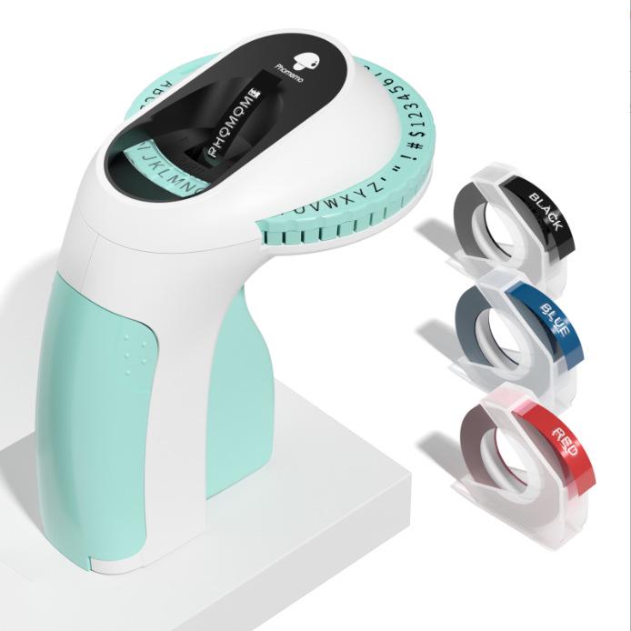 Портативный ручной ретро-принтер для тиснения этикеток Phomemo (Не требуется электричество)