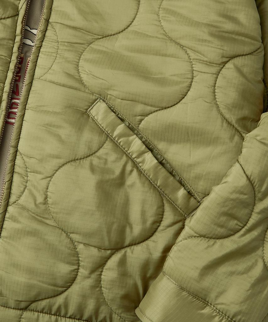 OUTSTANDING [Looney Tunes] Reversible Quilted Jacket_Khaki/Olive Green