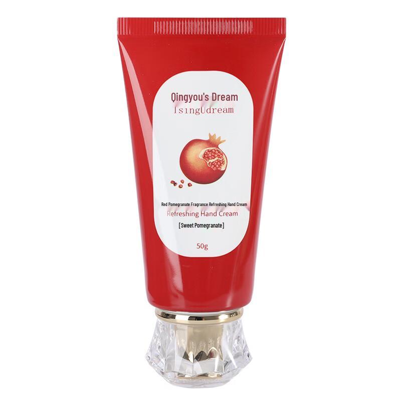 Qingyouzhimeng Red Pomegranate Scented Hand Cream 3-Piece Set