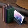 Роскошный 3D Кожаный Чехол-кошелек для телефона с животными, Книжка-подставка для iPhone 17 16 Pro Max Samsung Xiaomi Redmi Note 14 Honor Oppo, Магнитный держатель для карт, Флип-чехол