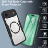 Чехол с полной защитой корпуса для Apple iPhone 17 Air 17 Pro Max Защитная крышка с защитной пленкой для экрана для беспроводной зарядки Magsafe