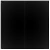 Garden Dining Set with Cushions 5 pcs Black Poly Rattan