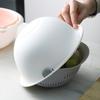 Home Kitchen Draining Basket Fruit Vegetable Wash Layer Rotating Double Strainer