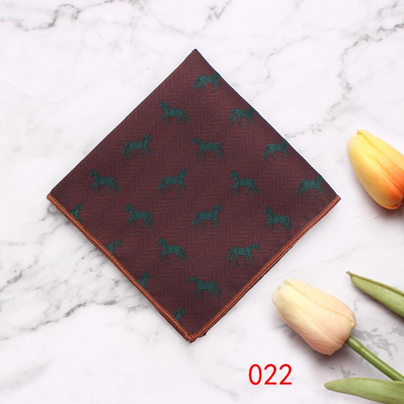 British Style Men'S Suit Pocket Towel Small Flower Type Business Retro Banquet Suit Small Square Scarf Chest Towel Handkerchief