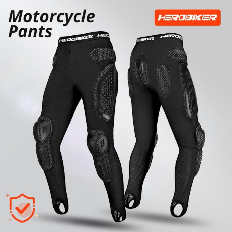Motorcycle Armor Jacket Pants Set Adult Riders Shoulder Elbow Knee Waist Protection Gear