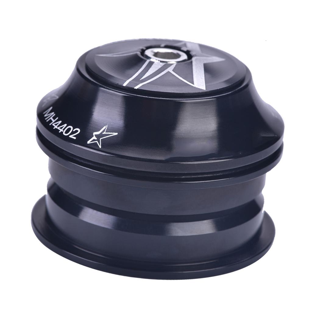 Алюминиевый сплав велосипеда передняя вилка шток рулевая колонка сменные снасти велосипедный аксессуар (черный)