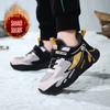 Winter Middle and Older Children's Velvet Fashion Cotton Shoes Children's New Large Cotton Boys' Classmates Thickened Sports Shoes Casual 2025