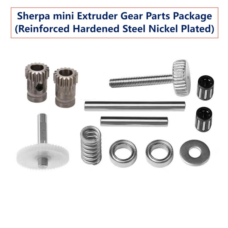 Детали 3D-принтера Bowden Voron 0.1 2.4 Экструдер Комплект с двойной шестерней Экструдер Annex Детали мини-экструдера Sherpa Механизм замедления