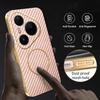 For Huawei Pura 80 Pro/80 Pro+ Phone Case Carbon Fiber Textured Electroplated TPU Back Cover