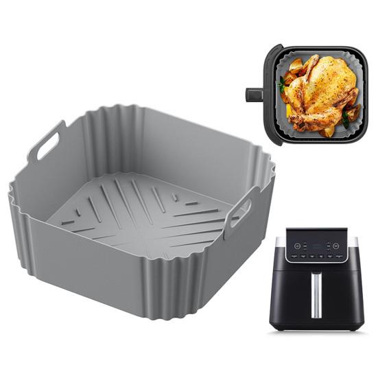 Универсальный силиконовый вкладыш для аэрофритюрницы, многоразовый антипригарный коврик для Ninja, безопасный для посудомоечной машины, аксессуар для аэрофритюрницы